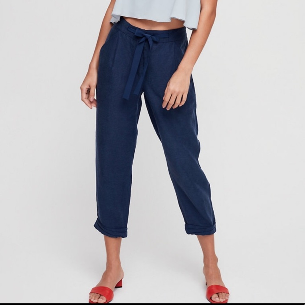 Aritzia X Wilfred Linen “Allant” Pant